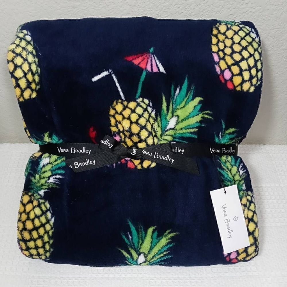 Vera Bradley Fleece Throw Toucan Party Blanket -T